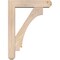 Ekena Millwork Imperial Craftsman Smooth Bracket w/ Offset Brace, Douglas Fir, 5 1/2"W x 22"D x 30"H BKT0604X22X30IMP04SDF - alternate 2